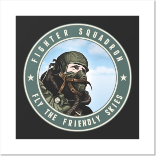 Fighter Squadron Green Posters and Art